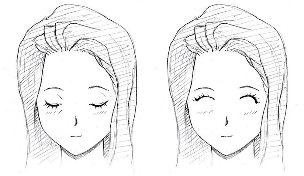Рисунки для срисовки лица