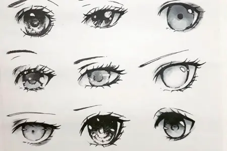 Аниме глаза девушки