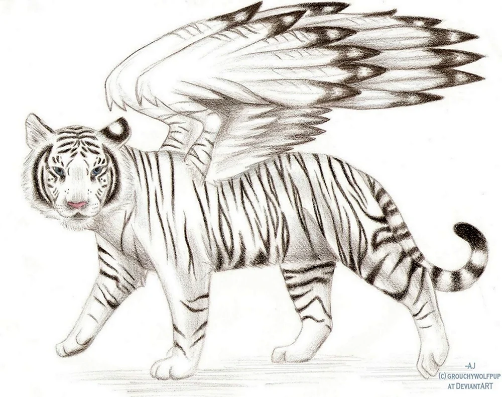 Тигр с крыльями