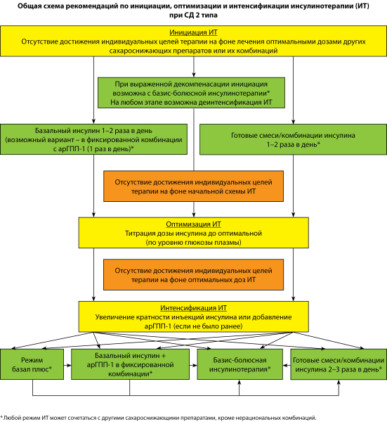 Инсулинотерапия при сахарном диабете &mdash; осложнения и алгоритм проведения